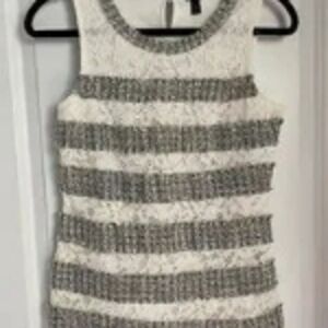 Chic Sleeveless Striped Dress